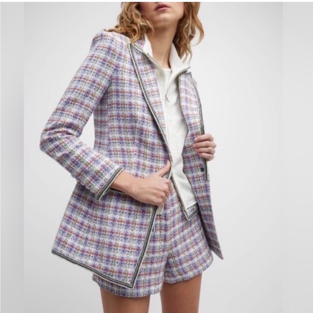 Veronica Beard Etney Dickey Tweed Blazer - Size 2
